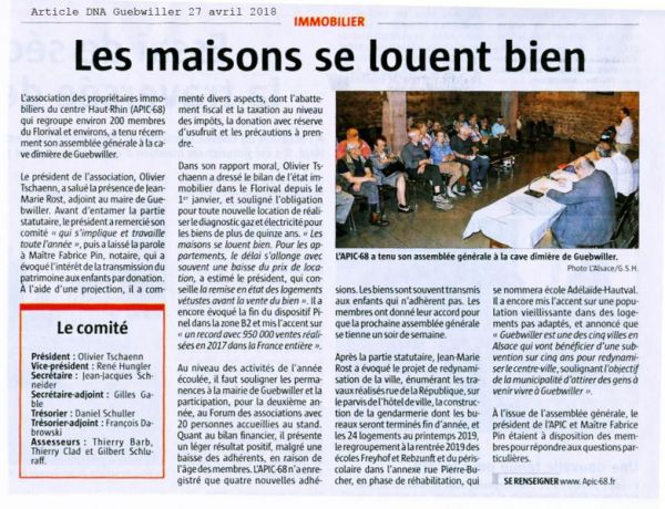 Les maisons se louent bien